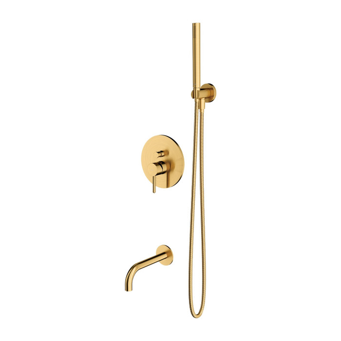 Душова система Omnires Y brushed gold (SYSYW01GLB)