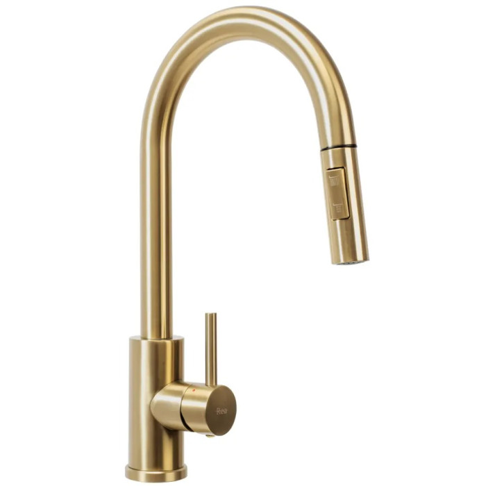Змішувач Rea Fresh brushed gold (REA-B9148)