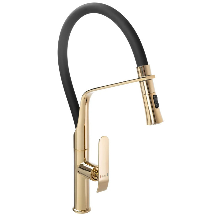 Змішувач Rea Castor black/gold (REA-B6936)