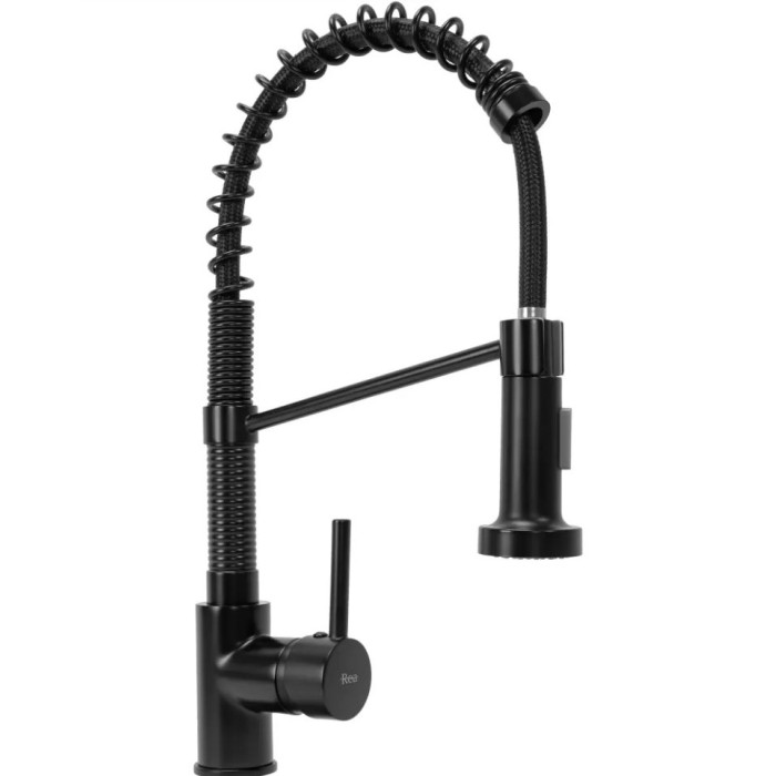 Змішувач Rea Spring black (REA-B4804)