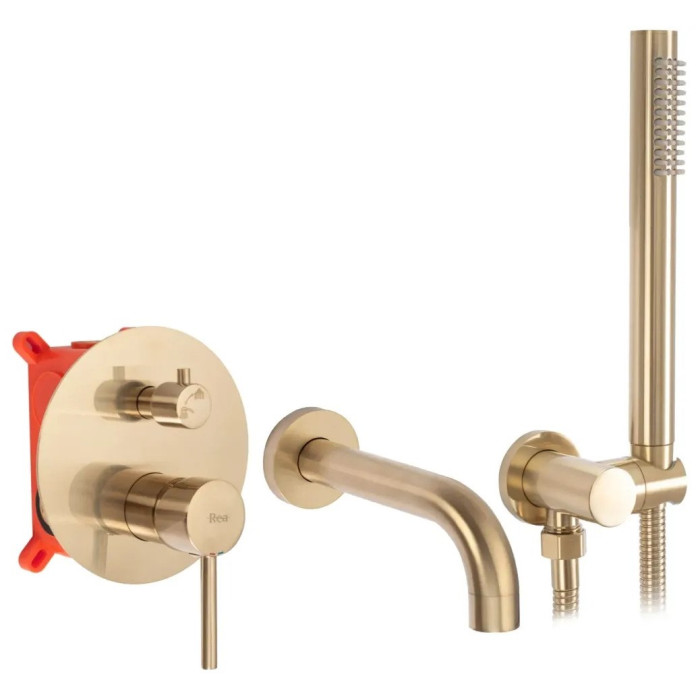 Змішувач Rea Lungo gold + box (REA-B7503)
