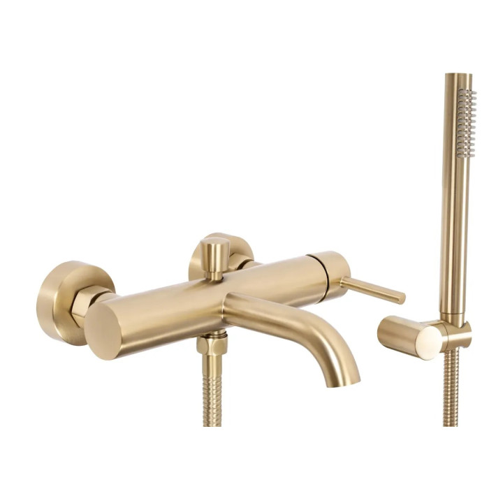 Змішувач Rea Lungo brushed gold (REA-B8010)