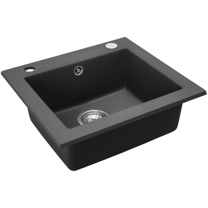 Кухонна мийка Rea West black metalic (ZLE-00121)