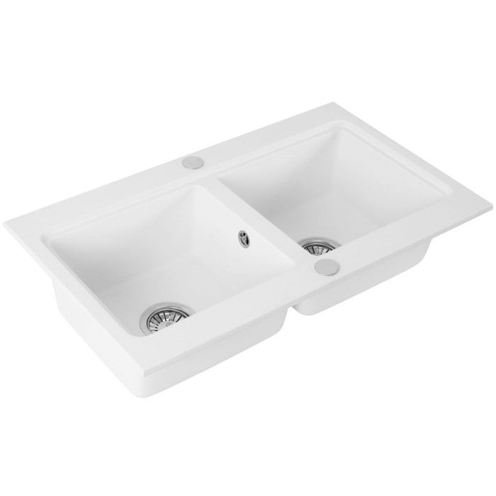 Кухонна мийка Rea Caddy white (ZLE-00133)