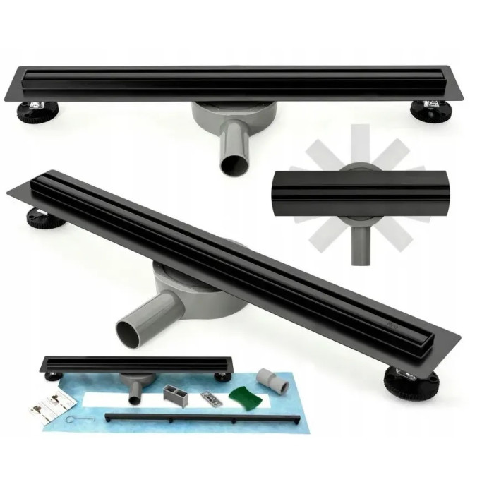Трап Rea Neo Slim Pro 500 мм black (REA-G6992)