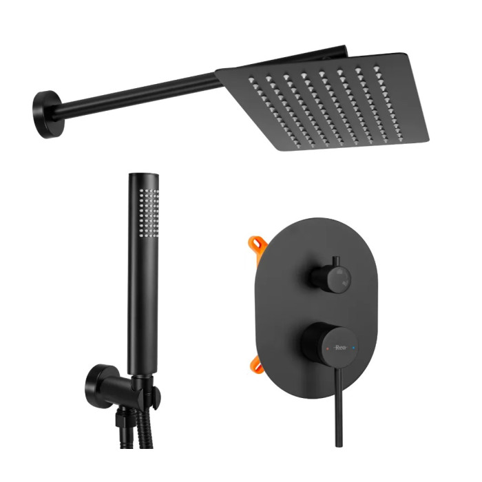 Душова система Rea Oval black (REA-P8467)