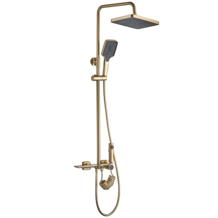 Душова система Rea Helix brushed gold (REA-P6621)