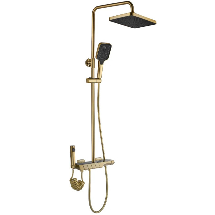Душова система Rea Rob brushed gold (REA-P6623)