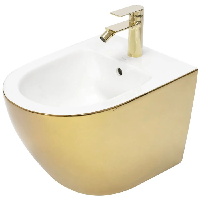 Біде Rea Carlo Mini gold white (REA-C2288)