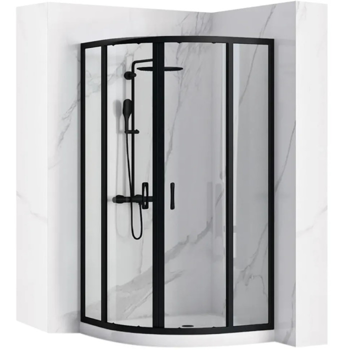 Душова кабіна Rea Look 80x80 black (REA-K7902)