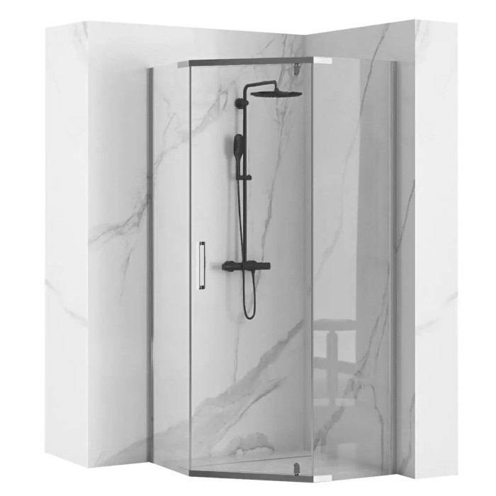 Душова кабіна Rea Axin 90x90 chrome (REA-K8779)