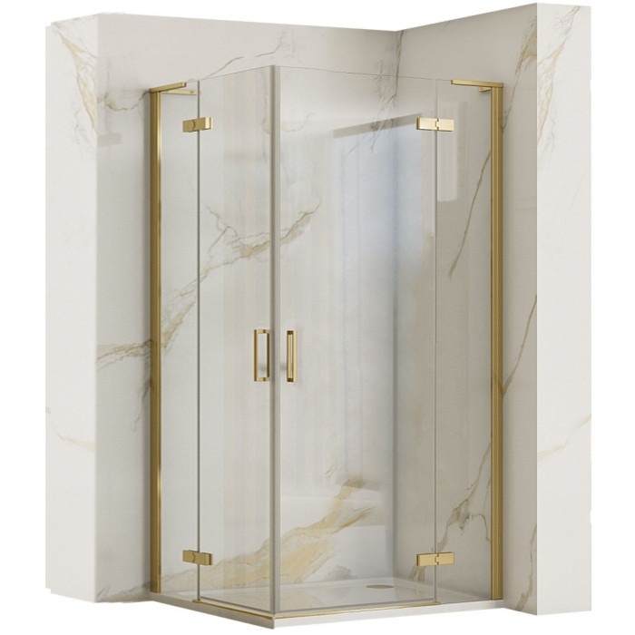 Душова кабіна Rea Hugo 100x100 gold (REA-K6605)