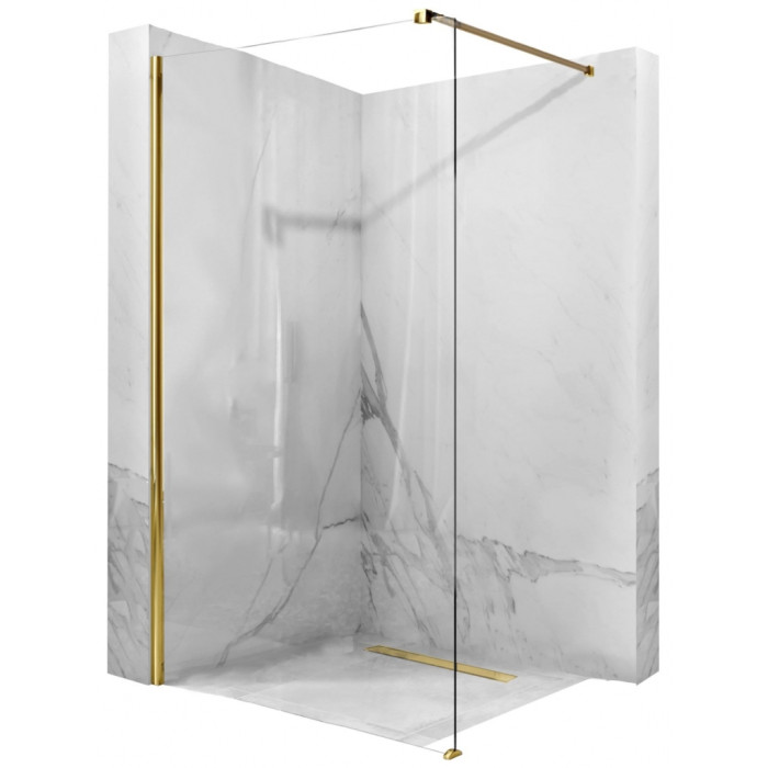 Душова стінка Rea 80x195 gold (REA-K8439)