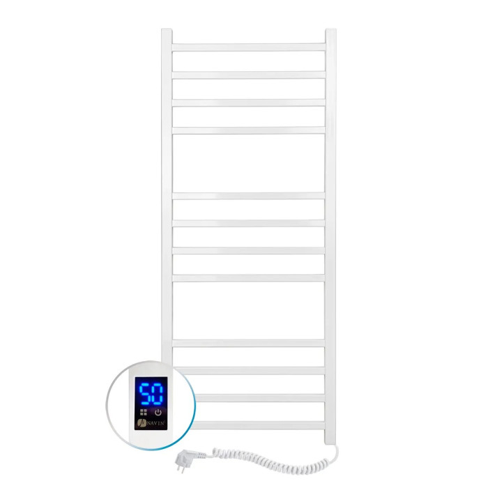 Рушникосушка електрична Navin Loft 500х1200 Sensor правобічна з таймером, біла 12-143053-5012