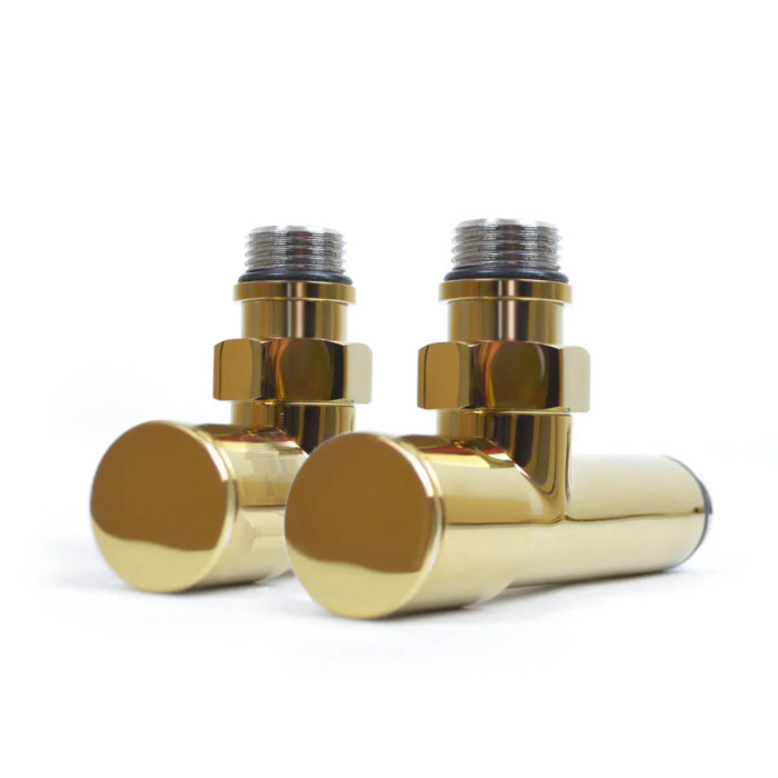 Кран кутовий Navin 1/2"х1/2" подовжений, золото 2 шт. 21-430430-5101