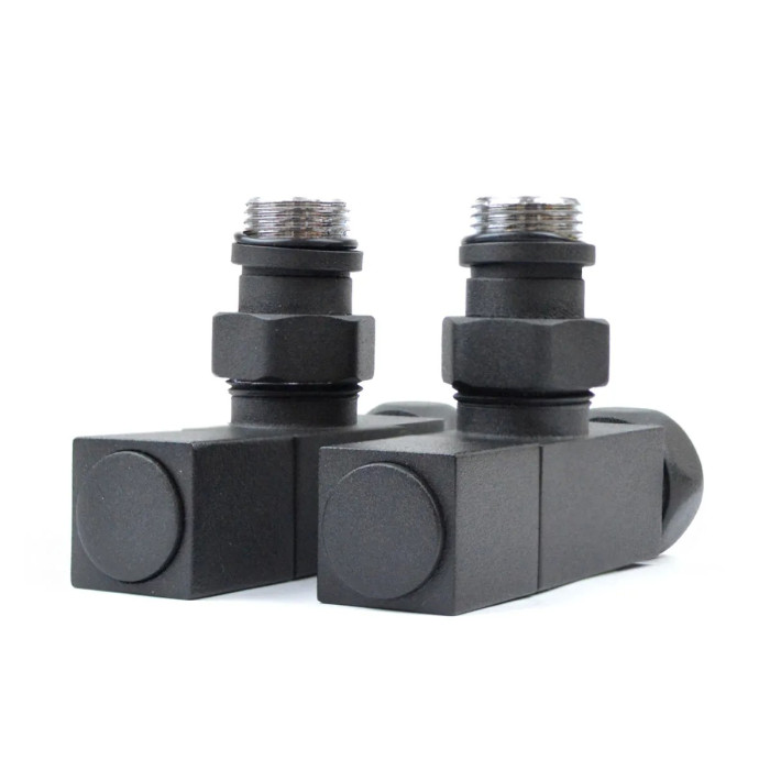 Кран кутовий Navin Квадро 3/4"х1/2", чорний 2 шт. 21-633550-0855