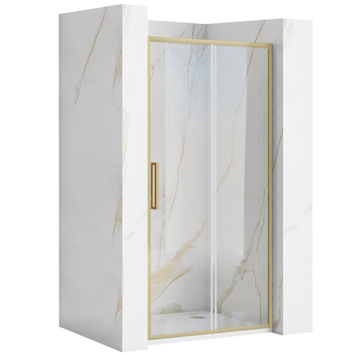 Душові двері Rea Rapid Slide 100x195 brushed gold (REA-K4707)