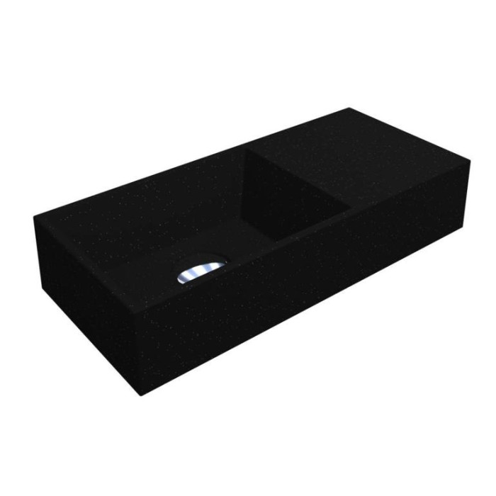 Умивальник Miraggio COPPER 500 MIRASTONE BLACK 0002475
