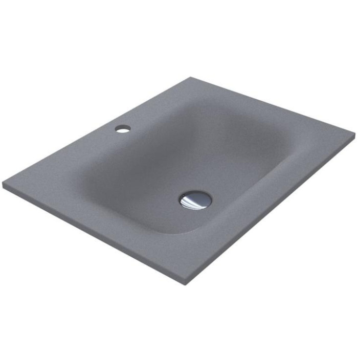 Умивальник Miraggio JESSEL 600 MIRASTONE GRAY 0001463