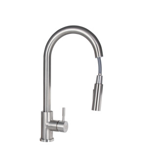 Смеситель для кухни Lidz Aria 015FL2 (k35) Nickel (LDARI015FL2NKS43397)