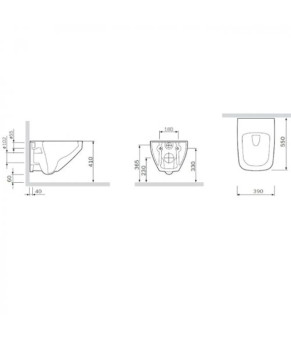 Унитаз AM.PM Inspire 2.0 C50A1700SC
