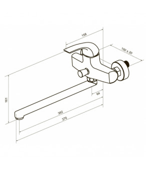 Смеситель AM.PM Sense F7590000