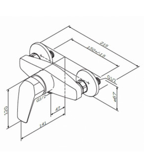 Смеситель AM.PM Gem F9020000