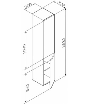 Пенал AM.PM Gem S M91CHL0306WG38