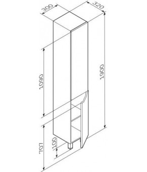 Пенал AM.PM Gem S M91CSL0306WG38