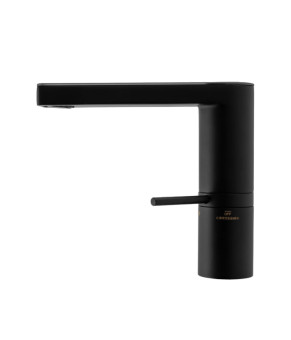 Смеситель для раковины (умывальника) REA AMAR LCD BLACK черный низкий
