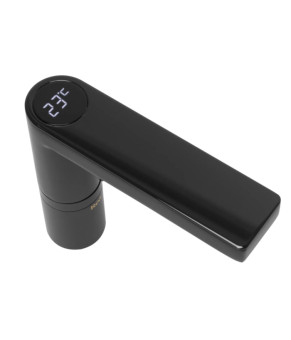 Смеситель для раковины (умывальника) REA AMAR LCD BLACK черный низкий