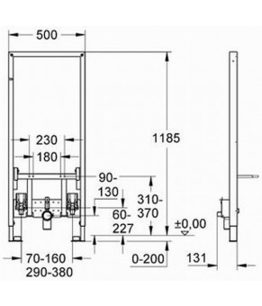 Інсталяція GROHE Rapid SL 38553001
