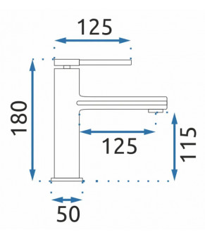 Смеситель для раковины (умывальника) REA OVAL GOLD золото низкий