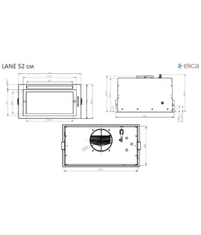 Вытяжка Elica LANE MBL/A/52