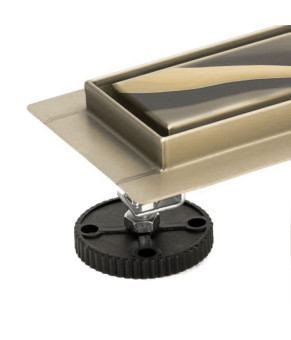 Трап для душа REA PURE NEO MIRROR GOLD PRO 70 см