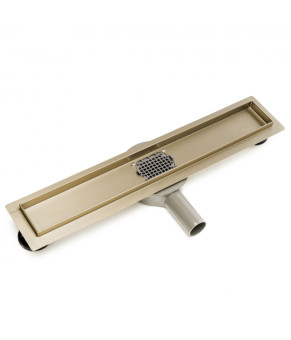 Трап для душа REA PURE NEO MIRROR GOLD PRO 90 см