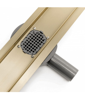 Трап для душа REA PURE NEO MIRROR GOLD PRO 90 см