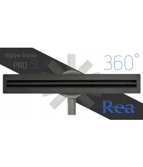 Трап для душа REA NEO SLIM PRO BLACK черный 50 см