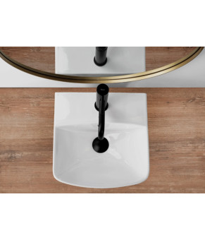 Умывальник (раковина) REA SELMA  накладной белый