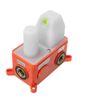 Душевой гарнитур скрытого монтажа REA LUNGO WHITE + BOX белый