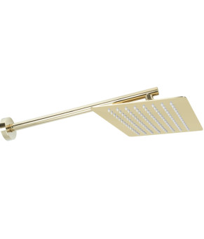 Душевой гарнитур скрытого монтажа REA OVAL GOLD + BOX золотой