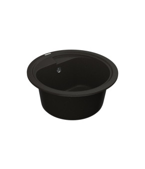 Кухонная мойка VANKOR Polo PMR 01.45 Black + сифон VANKOR