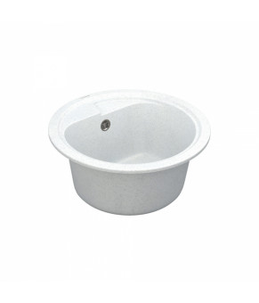 Кухонная мойка VANKOR Polo PMR 01.45 White Stone + сифон VANKOR