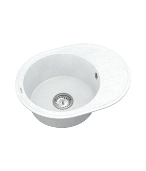 Кухонная мойка VANKOR Lira LMO 02.57 White Stone
