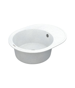 Кухонная мойка VANKOR Lira LMO 02.57 White Stone