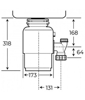 Измельчитель пищевых отходов Teka TR 550 115890013