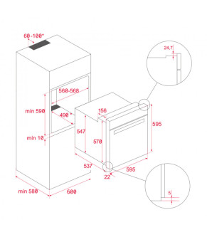 Электрический духовой шкаф Teka HLB 8415 111000052