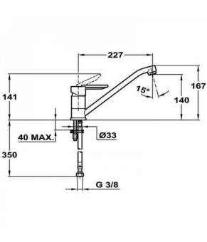 Смеситель Teka ML MF-2 Forum L 8191362