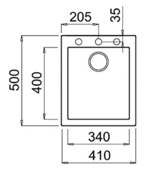 Кухонная мойка Teka Forsquare 34.40 TG 115230012