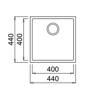 Кухонная мойка Teka Square 40.40 TG 115230026
